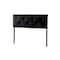 Baxton Studio Dalini Modern King Black Faux Leather Headboard with Crystal Buttons 117-6353 - alternate 1